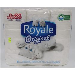 PK OF 9 ROYALE MEGA ROLL TOILET PAPER