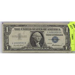 1957 US $1.00 CERTIFICATE