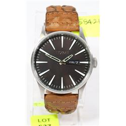 NIXON SENTRY 38 MEN'S WATCH W/ LEATHER BAND