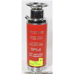 MUSICAL FIRE EXTINGUISHER DECANTER