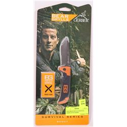 NEW BEAR GRYLLS SURVIVAL SERIES SCOUT KNIFE