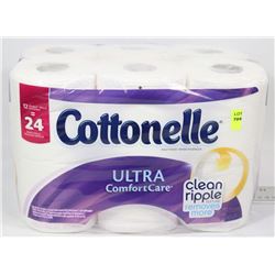 PK OF 12 COTTONELLE OR ROYALE DOUBLE ROLL TOILET