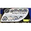 Image 1 : STRING OF 10 OILERS PUCK LIGHTS