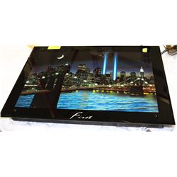 NEW YORK CITY AT NIGHT LIGHT UP DISPLAY 26x18