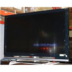 52" SONY BRAVIA LCD TV WITH DVD PLAYER AND REMOTE