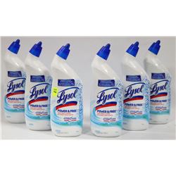 SIX 710ML BOTTLES LYSOL WITH HYDROGEN PEROXIDE