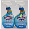 Image 1 : TWO 946ML BOTTLES CLOROX CLEAN UP DISINFECTANT