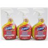 Image 1 : THREE 946ML BOTTLES CLOROX ALL PURPOSE