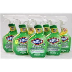 SEVEN 946ML BOTTLES CLOROX CLEAN UP DISINFECTANT