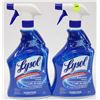 Image 1 : TWO 950ML SPRAY BOTTLES LYSOL SPRING WATERFALL