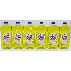 SIX 1.2 LITRE BOTTLES LEMON MULTI SURFACE CLEANER