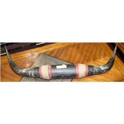 SET OF BULL HORNS 34" WIDE