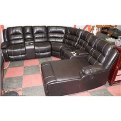 NEW BORDEAUX BLACK DELUXE RECLINING DOUBLE