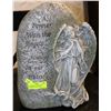 Image 1 : 145) FOREVER WITH ANGELS MEMORIAL STONE LOOK