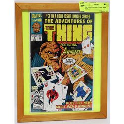 THE THING ISSUE #3 COMIC BOOK DISPLAY