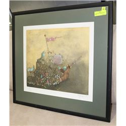 SIGNED MATTED FRAMED PRINT 24/176