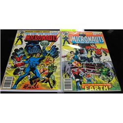MICRONAUTS #1 & 2 COLLECTORS COMIC BOOKS