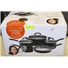 Image 1 : RACHEL RAY 10PC PORCELAIN NON STICK COOKWARE