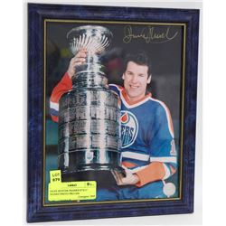 DAVE HUNTER FRAMED 8"X10" SIGNED PHOTO PRO-AM