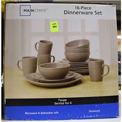 MAINSTAYS 16PC DINNERWARE SET