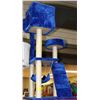 Image 1 : FUR HAVEN CAT TREE CONDO,4FT TALL,BLUE WITH