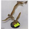 Image 1 : 235) VINTAGE ART COPPER SEAGULLS. LARGE SIZE