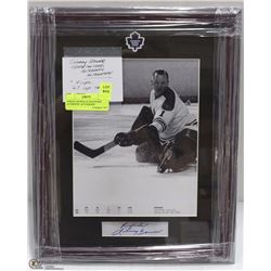 JOHNNY BOWER GUARANTEED AUTHENTIC AUTOGRAPH