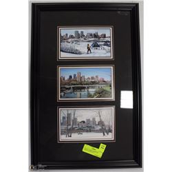 SET OF 3 LOREN CHABOT OF EDMONTON SET OF 3