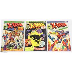 THREE SILVER AGE X-MEN COMIC BOOKS