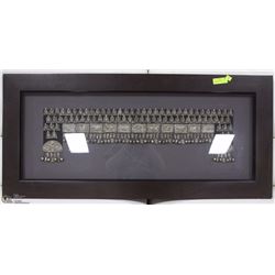 REPLICA SILVER BELT OF MIAO RACE FRAMED PICTURE