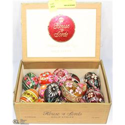 ESTATE HANDPAINTED EGG COLLECTION