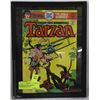 Image 1 : FRAMED VINTAGE TARZAN COMICBOOK DISPLAY