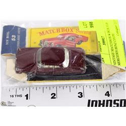 VINTAGE MATCHBOX W/BOX 53-B MERCEDES BENZ COUPE