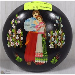 HANDPAINTED STORAGE CONTAINER