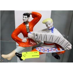 MADE IN USSR PORCELAIN DANCING ORNAMENT