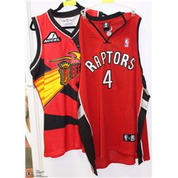 SIZE XL AND SIZE 48 BASKETBALL JERSEYS