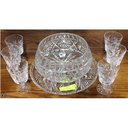 ESTATE LOT OF ASSORTED PINWHEEL CRYSTAL INCL