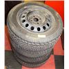 Image 1 : SET OF 4 - P175/65 R14 TIRES