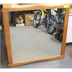 WOOD FRAMED MIRROR
