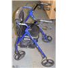 Image 1 : HUGO GO ANYWHERE WALKER WITH SEAT AND ACCESSORY