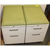 Image 1 : 2 MATCHING 2 DRAWER FILING CABINETS