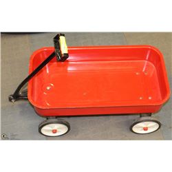 ALL PRO EXPRESS RED METAL WAGON    22" X 12"