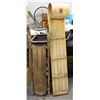 Image 1 : LOT OF 2 VINTAGE WOODEN SLEDS