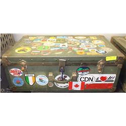 MILITARY TRUNK 18"X31"X12"H