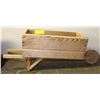 Image 1 : WOODEN WHEEL CART PLANTERN
