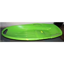 GREEN SNOW SLED