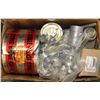 Image 1 : BOX OF NEW ELECTRICAL SUPPLIES INCL WIRE
