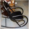 Image 1 : BLACK METAL ROCKING CHAIR