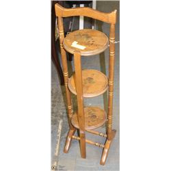 3 TIER WOODEN FOLDABLE STAND