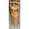 Image 1 : 3 TIER WOODEN FOLDABLE STAND